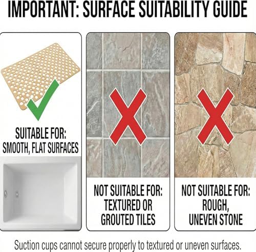 Nonslip Bathtub Mat Extra Soft TPE Bath Mat - Image 3