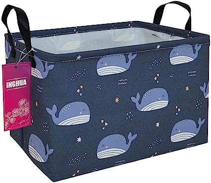 Rectangular Whale Storage Basket by INGHUA