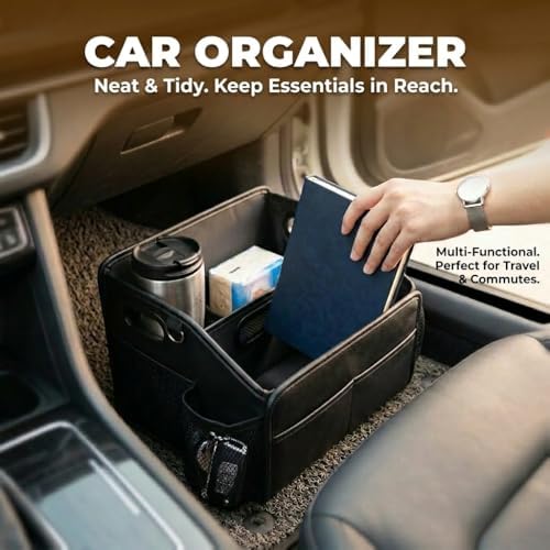 Car Organizer with 11 components&2 Cup Holders&adjustable divider - Image 4