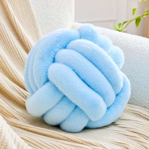 Uvvyui Knot Pillow Ball Home Decorative Pillows Round Throw Pillow by Uvvyui