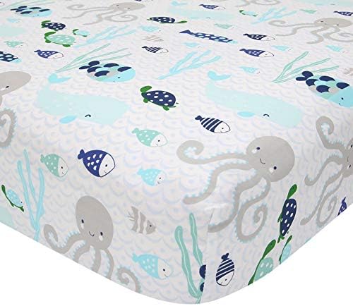 Lambs & Ivy Oceania 6-Piece Baby Crib Bedding Set - Image 3