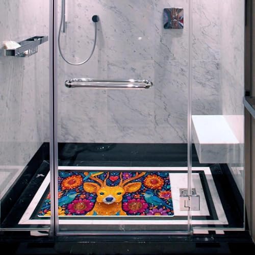 Shower Mat Bathtub Mat, 26.8x15.1 inch, Non-Slip Bath Mat - Image 6