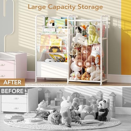 BBLIKE Kids Bookshelf and Toy Storage - Image 3