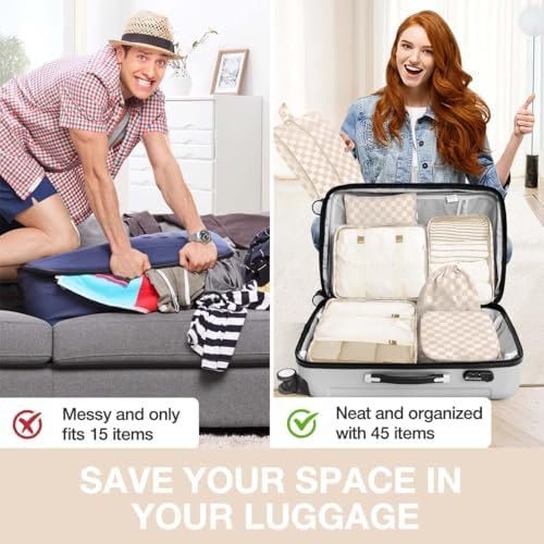 8 Set Packing Cubes for Suitcases, Packing Cube - Image 6