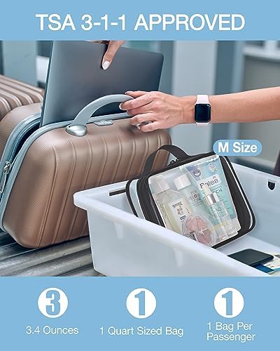 BAGSMART Clear Toiletry Bag - Image 6