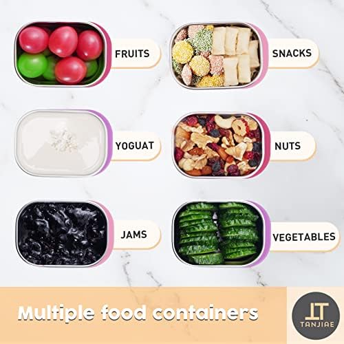 Tanjiae Small Stainless Steel Snack Containers - Image 6