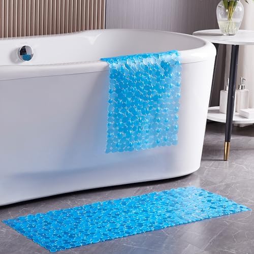 Webos Bath Shower Mat Non Slip: Extra Large Pebble Bathtub mat - Image 3