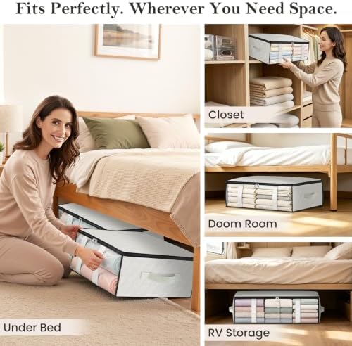 StorageRight Under Bed Storage Bags, 2 Pack - Image 6
