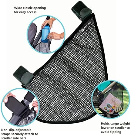 J.L. Childress Universal Side Sling Stroller Organizer & Caddy - Image 2