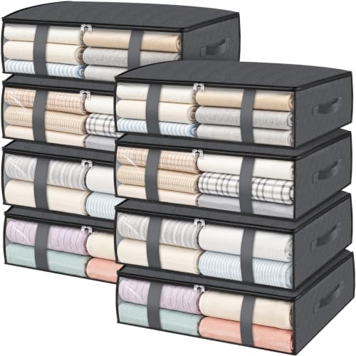 StorageRight Under Bed Storage Bags, 8 Pack by StorageRight