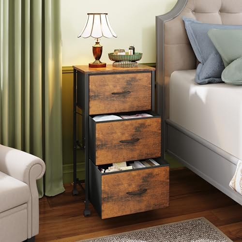 WLIVE Rolling Dresser Nightstand - Image 2