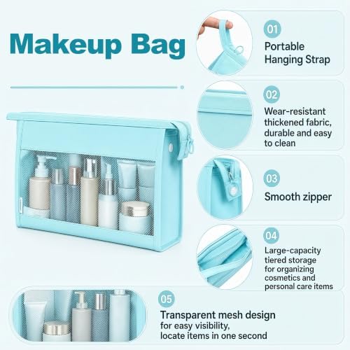 8/9 Set Packing Cubes for Travel, Suitcase Organizer Bags for Luggage - Image 3