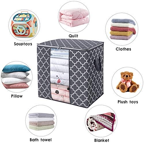 Storage Bags 4 Pack 100L Clothes Organization and Storage Containers - Image 4
