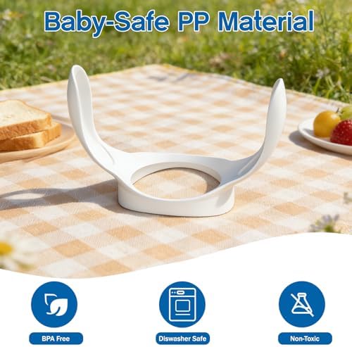 Baby Bottle Handles for Lansinoh/Mam Bottles, Bottle Holder for Baby Self - Image 2