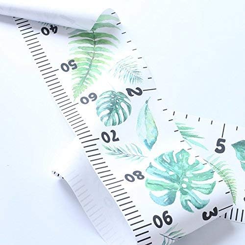 Kids Growth Chart, Wood Frame Fabric Canvas Height Measurement Ruler from Baby - Image 2