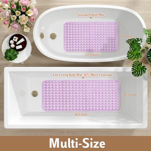 Yimobra Bathtub Mat Non Slip, Shower Mat - Image 6