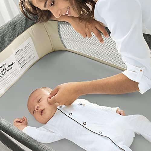 2 Pack Bassinet Sheets Fitted Waterproof - Image 5