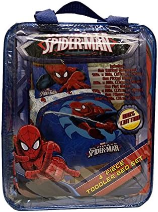 Marvel Spiderman 'Regulator' Toddler 4 Piece Bed Set - Image 4
