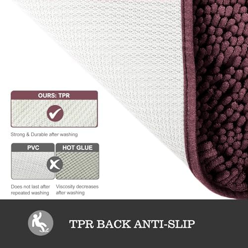 Yeaban Toilet Rugs U-Shape 20"x24" - Image 4