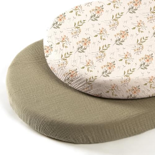 lulumoon Muslin Bassinet Sheets by Lulumoon