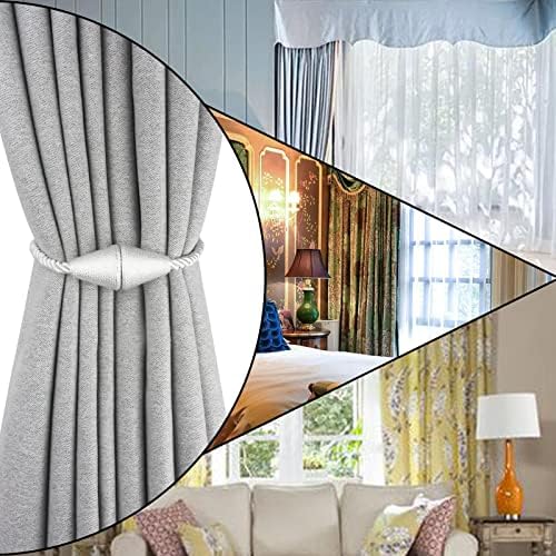 Magnetic Curtain Tiebacks Rope Decorative Holdbacks - Image 6