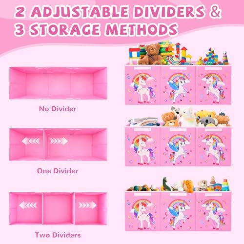 Livole Large Toy Box Collapsible Kids Toy Chest Bins - Image 5