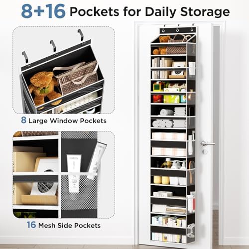 Mefirt Over The Door Organizer, 8 Shelf Door Hanging Organizers - Image 4