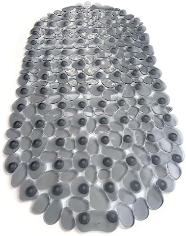 “Pebbles” Non-Slip Bathtub & Shower Mat 27”x14” Oval - Image 2