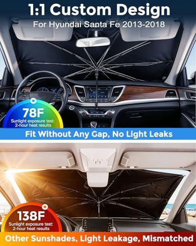 Weektic Custom Windshield Sun Shade Umbrella - Image 2