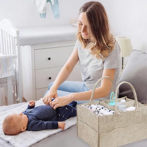 2 Pack Diaper Caddy Organizer, Portable Baby Caddy Organizer - Image 6