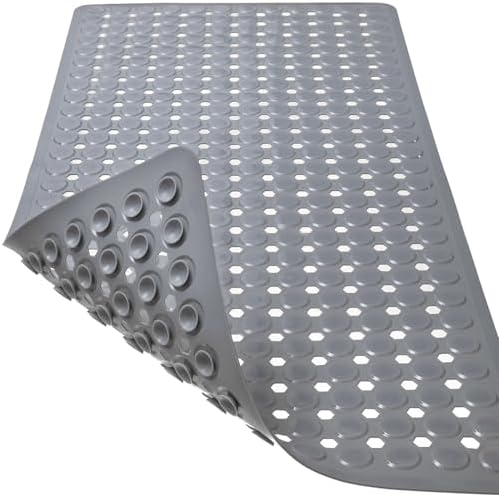 TEESHLY Bath Mat for Tub & Shower, Non Slip Soft Bathmat by TEESHLY