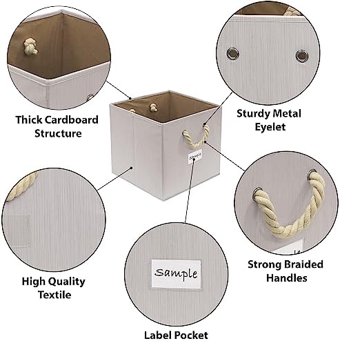 Simple Houseware 13-Inch Cube Storage Bin - Image 3