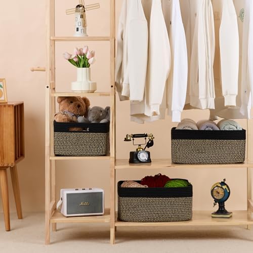 MiniArk Large Storage Baskets for Shelves, Baby Nursery, Toy Baskets Box - Image 3