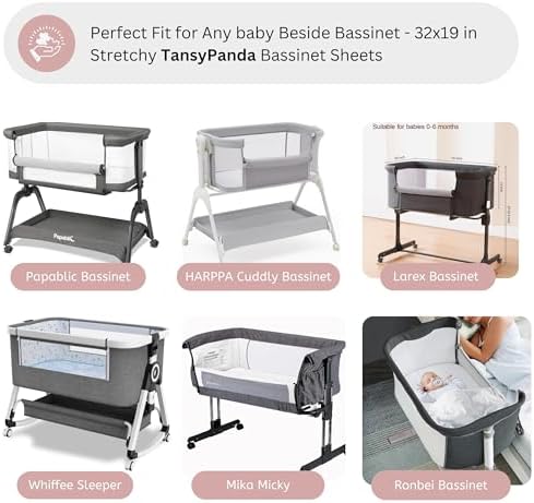 TansyPanda Muslin Bassinet Sheets - Image 2