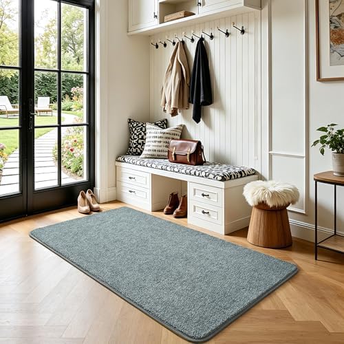 Keeko 2x4 Area Rugs for Living Room, Soft Washable Memory Foam Bedroom Rug - Image 2