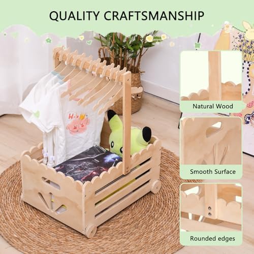 Wooden Baby Shower Crate Closet - Image 6