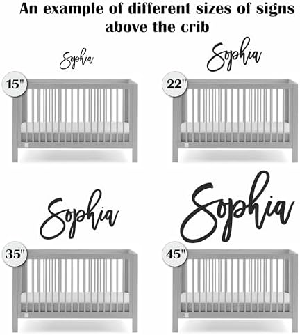 Wooden Name Signs for Nursery Custom Baby Name Sign for Wall Name Signs - Image 4
