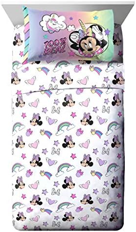 Disney Minnie Mouse Full Size Comforter Set 7 Piece Kids Bedding - Image 4