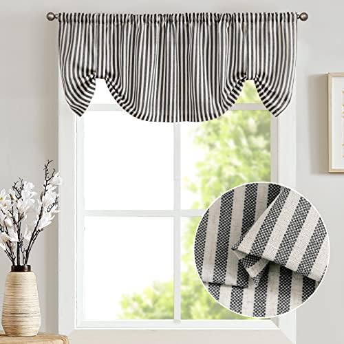 jinchan Linen Boxter Stripe Valances - Image 2