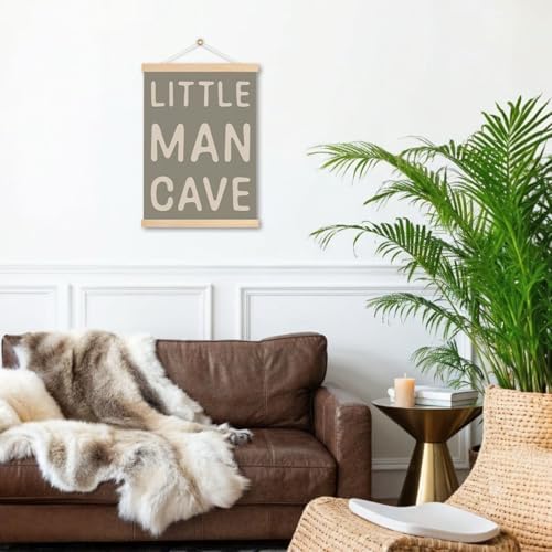 DNEULYR Little Man Cave Wall Art Poster, Baby Boy Nursery Decor, Nursery Wall - Image 5