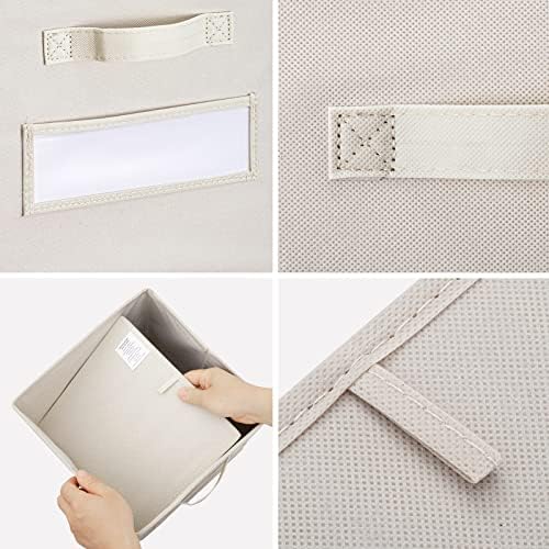 11 Inch Storage Cube, Storage bin Foldable Fabric Cube Storage Bins - Image 2