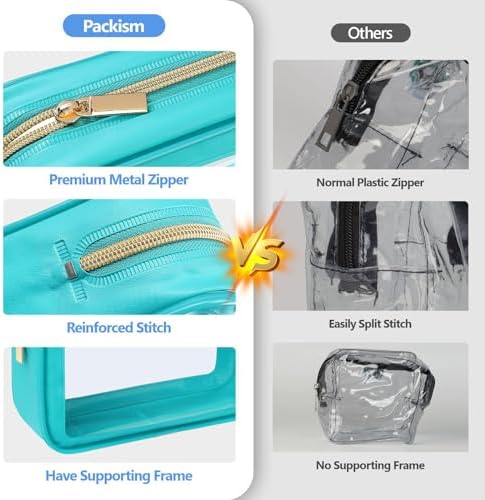 PACKISM Clear Makeup Bag Foldable - Image 4