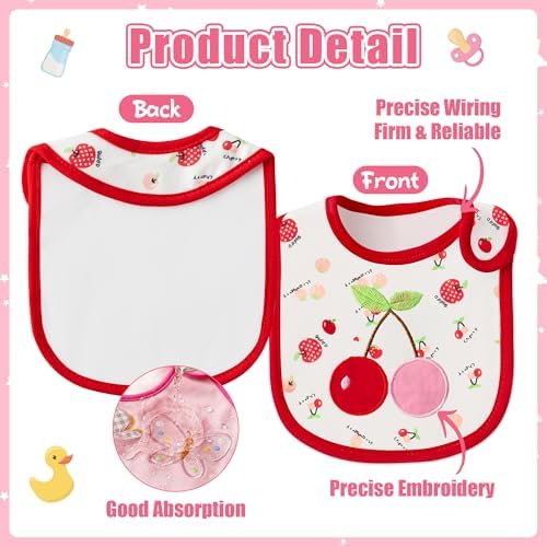 Cotton Waterproof Baby Bibs - Image 4
