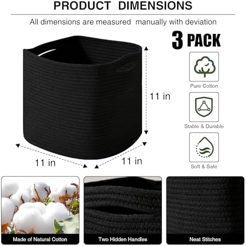 11 Inch Cube Storage Bins, 11x11 Cube Storage Bins - Image 2