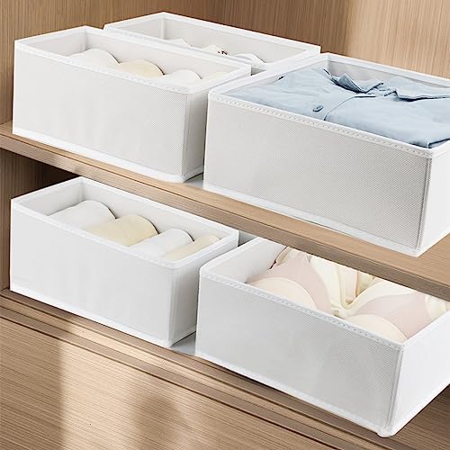 Fordonral 12 Pack Drawer Organizer Clothes, Foldable Fabric Dresser Organizer - Image 4