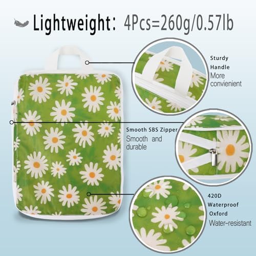 4 Pcs Compression Packing Cubes, Packing Cubes - Image 4