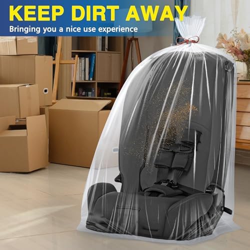 10 Pack 40” x 58” Extra Large Clear Plastic Storage Bags - Image 6