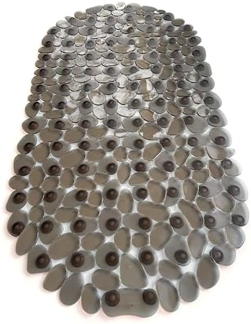 “Pebbles” Non-Slip Bathtub & Shower Mat 27”x14” Oval - Image 2