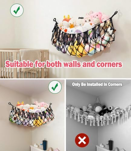 Stuffed Animal Net Hammock, Save Space Eliminate Clutter - Image 6