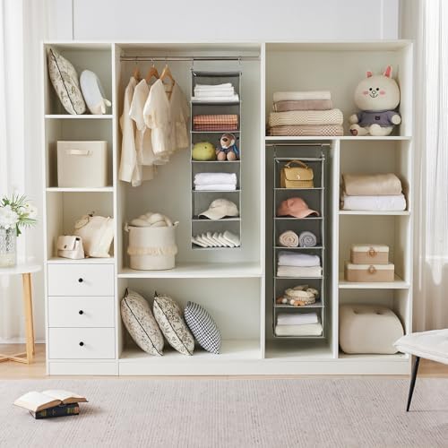MAX Houser 6 Tier Shelf Hanging Closet Organizer - Image 4